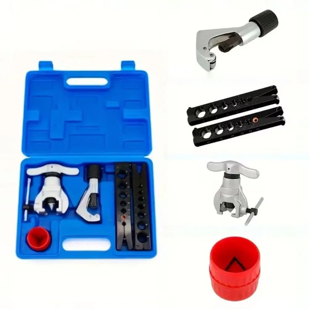 High-Quality Brake Line Flaring Tool Set Swaging Eccentric Flaring Manual Flaring Tool Multi-Functional Copper Tube Forming