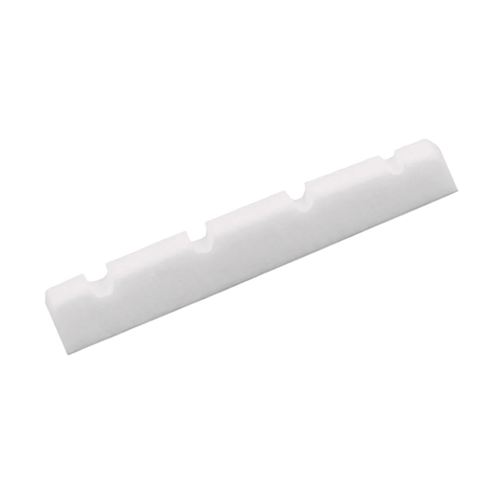 

Bass Guitar Nut Ox Bone Acoustic Saddle Professional Instrument Accessory Lightweight Compact Pre Slotted Guitar Parts