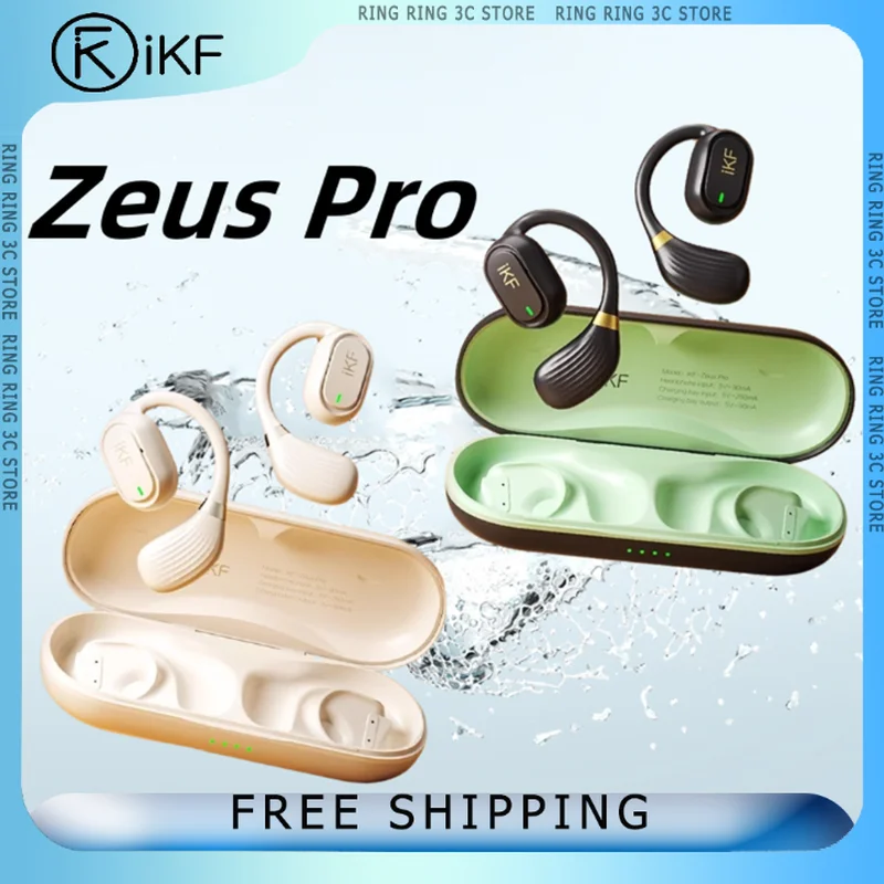 

iKF Zeus Pro Wireless Earphones Noise Reduction Stereo Surround Sound IPX5 Waterproof Custom Bluetooth Earbuds Gaming Earphones