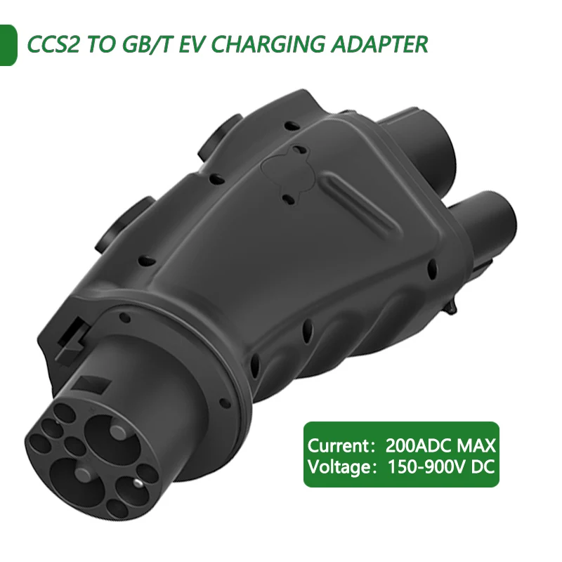 CCS2 To GBT EV Charging Adapter 200A 1000V DC CCS2 Combo GB/T Convertor Adapter Fit For GBT DC Car