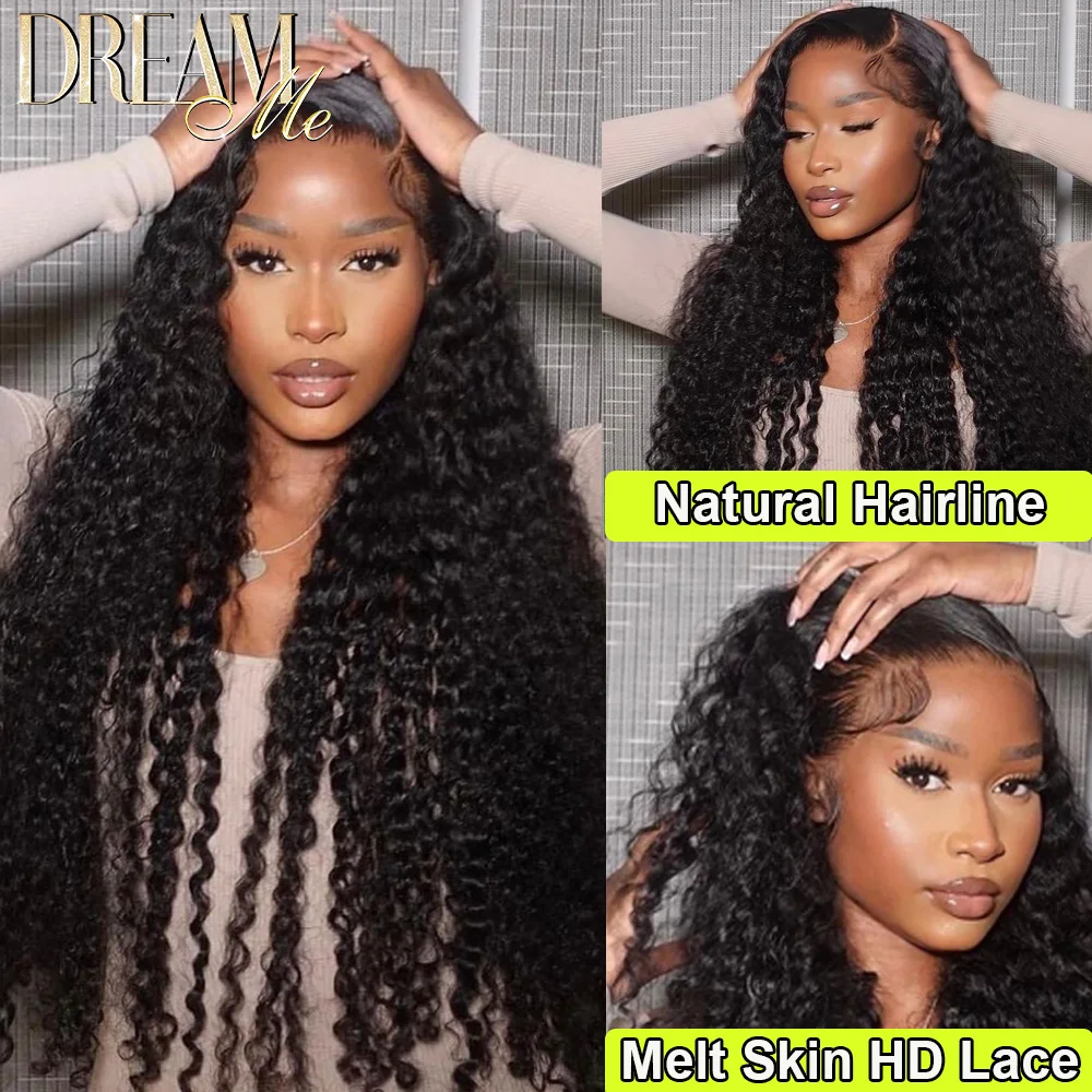 SKINLIKE HD Lace Frontal Wigs 250% 13x4 13X6 Lace Front Wigs Deep Wave Undetectable 5x5 6x6 HD Lace Closure Wig Human Hair