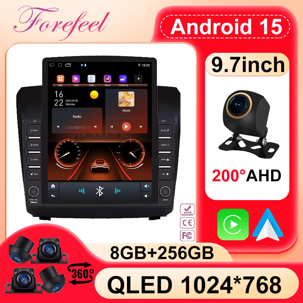 Para chevrolet trailblazer 2012 - 2016 s-10 s10 colorado para isuzu d-max dmax android 15 carplay rádio do carro multimídia estéreo 2din