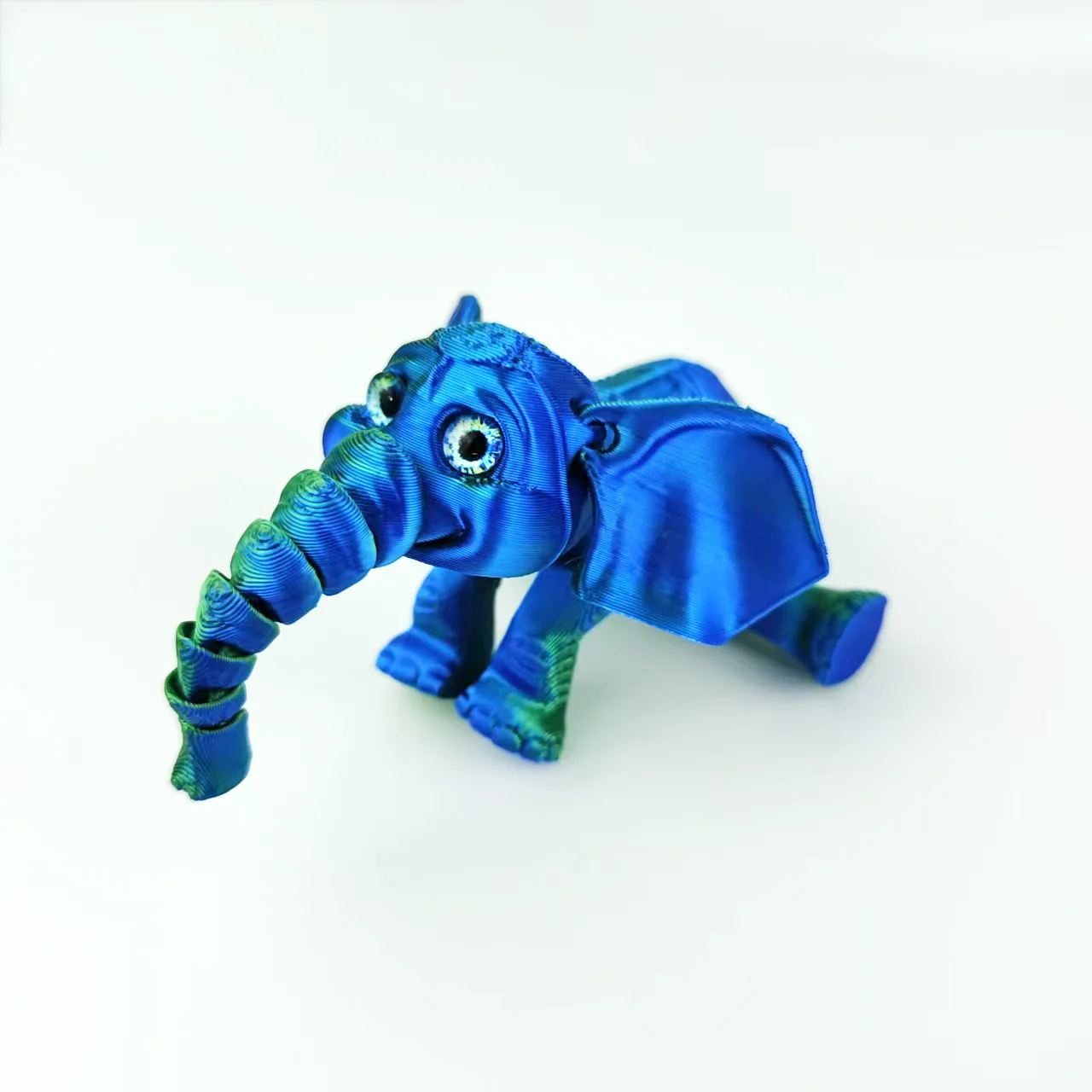لطيف ثلاثية الأبعاد الطباعة الطفل الفيل محاكاة الحيوان الشكل الرسوم المتحركة الكرتون الحرف يده لعبة ديكور المنزل حلية طقم هدايا #6