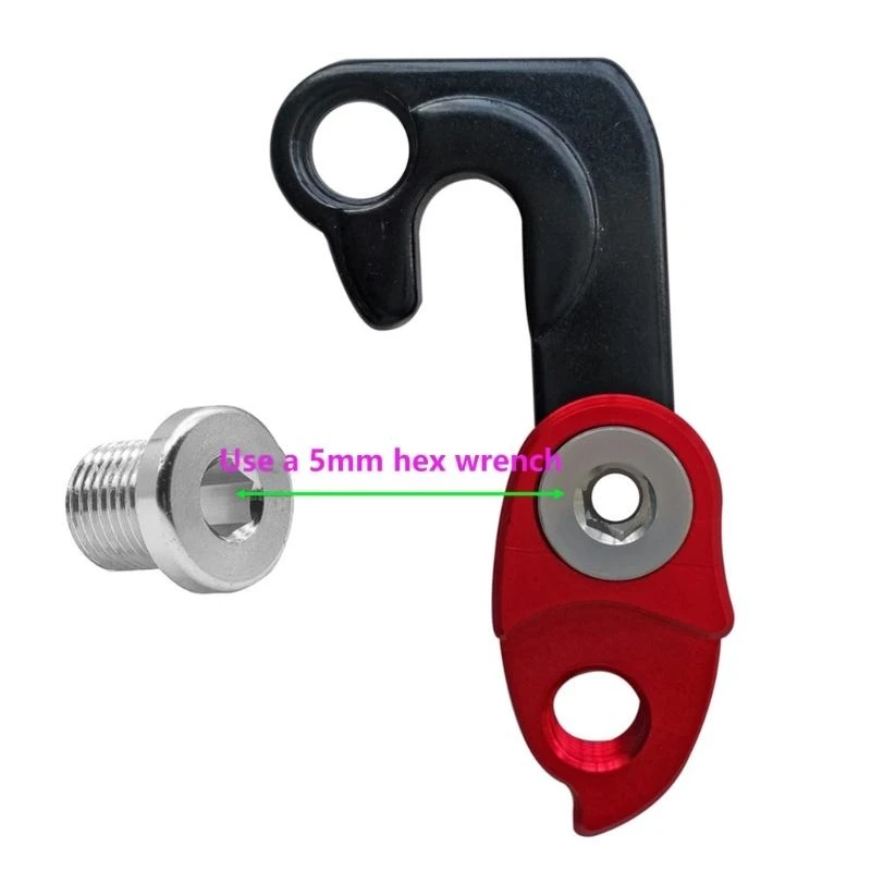 

Bicycles Rear Derailleur Screws Replacement 10mm Bike Rear Derailleur Hanger Bolt 13.8mm Length Bike Derailleur Bolts
