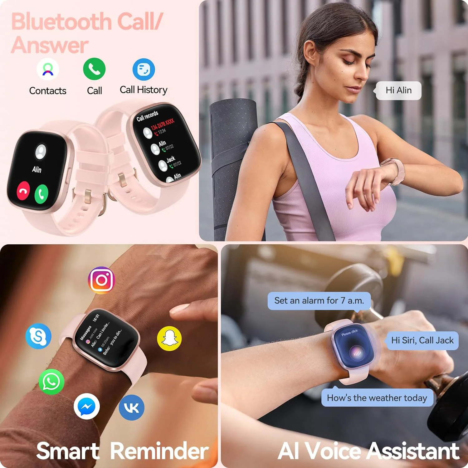 Smart Watch(Answer/Make Call), 1.83\