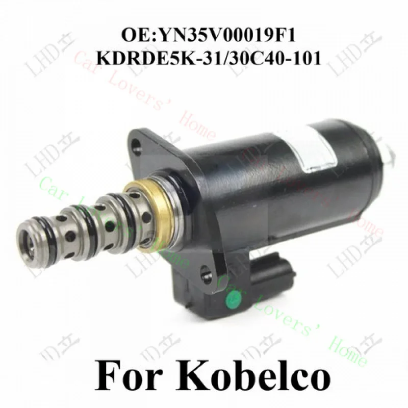 

A+ Hydraulic Pump Solenoid Valve For Kobelco YN35V00019F1 KDRDE5K-31/30C40-101