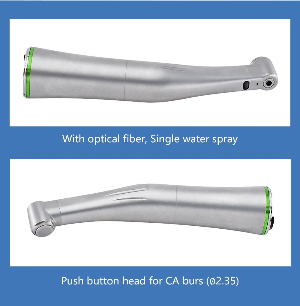 High Quality Dental Low Speed Handpiece 1:1 1:5 20:1 Fiber Optic Straight Contra Angle X25L X95L Air Turbine