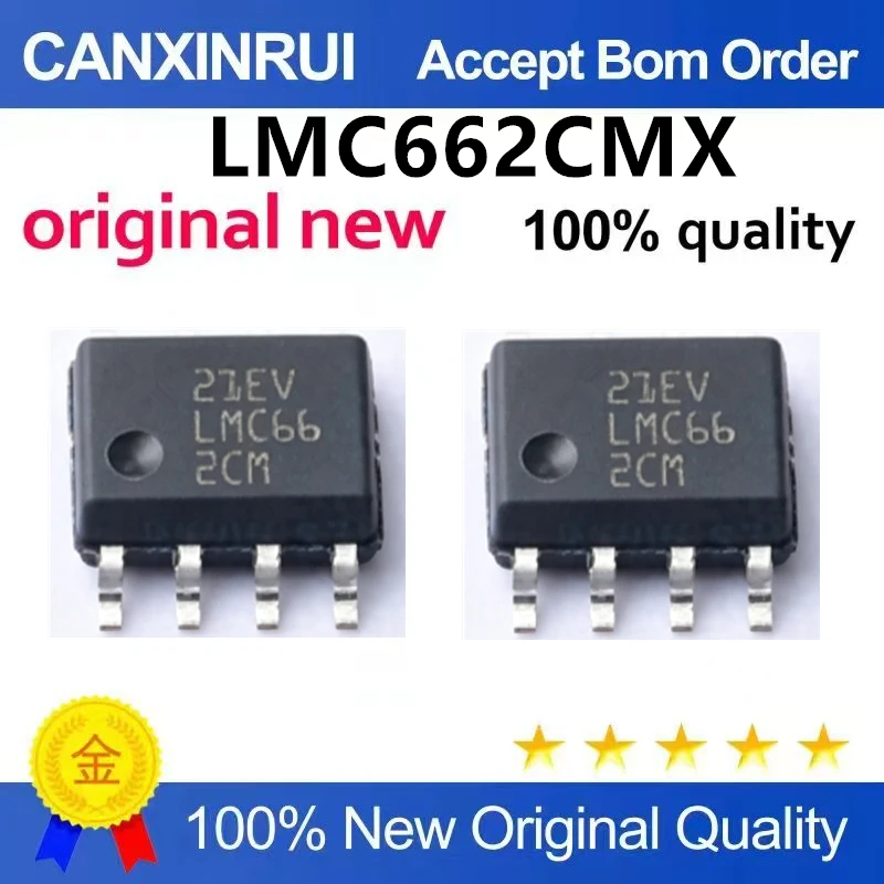 (5pcs-100pcs)Brand new original LMC662AIMX/NOPB LMC662AIM dual channel operational amplifier package SOP-8