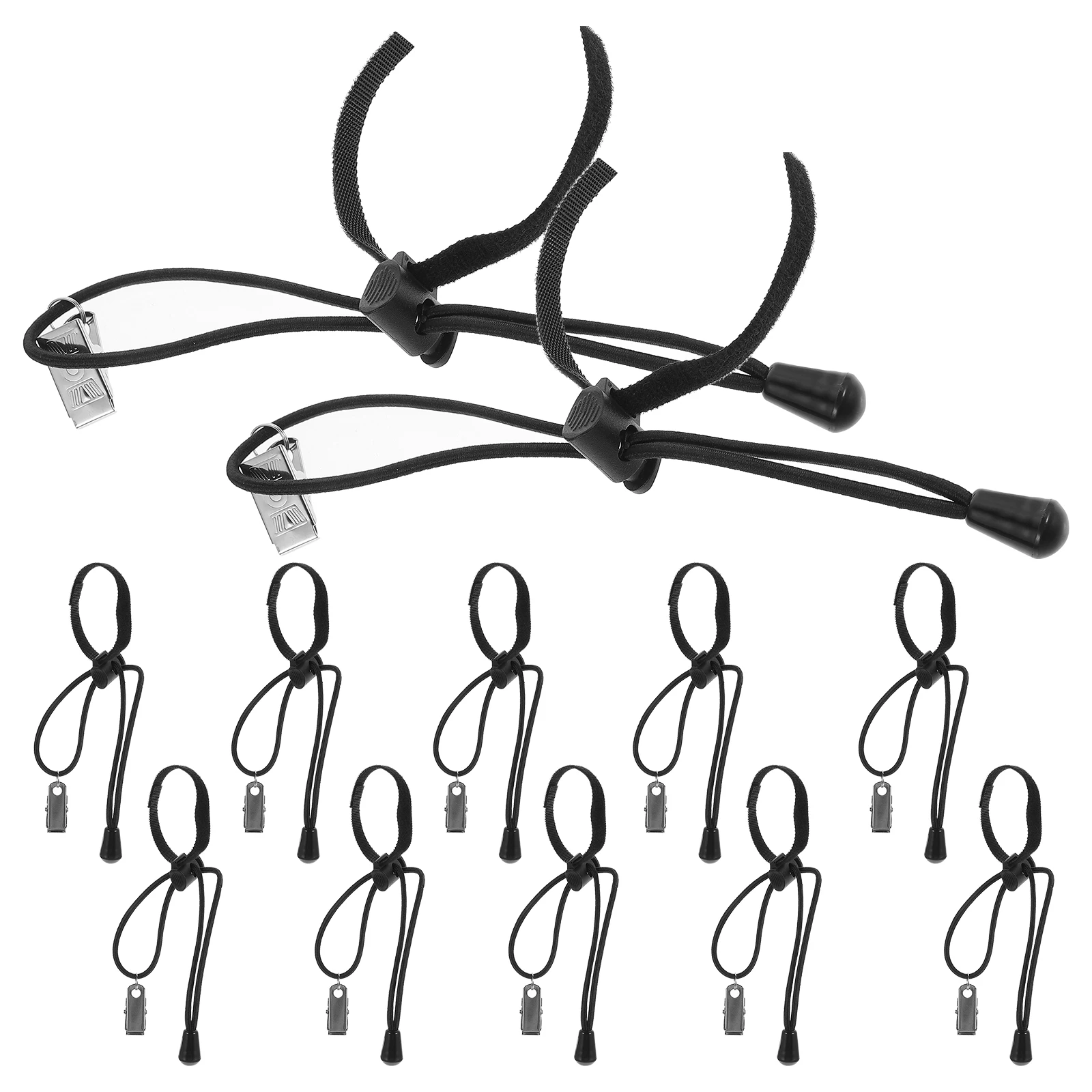 

12 Pcs Background Cloth Clip Set Clips Clamps Backdrop Photo Bracket Metal Holders