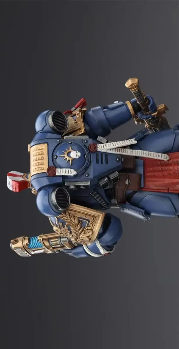 

【Pre Sale】JOYTOY 1/18 Action Figure Warhammer 40000 Ultramarines Relic Primus Armor with Plasma Pistol and Combat Blade Model