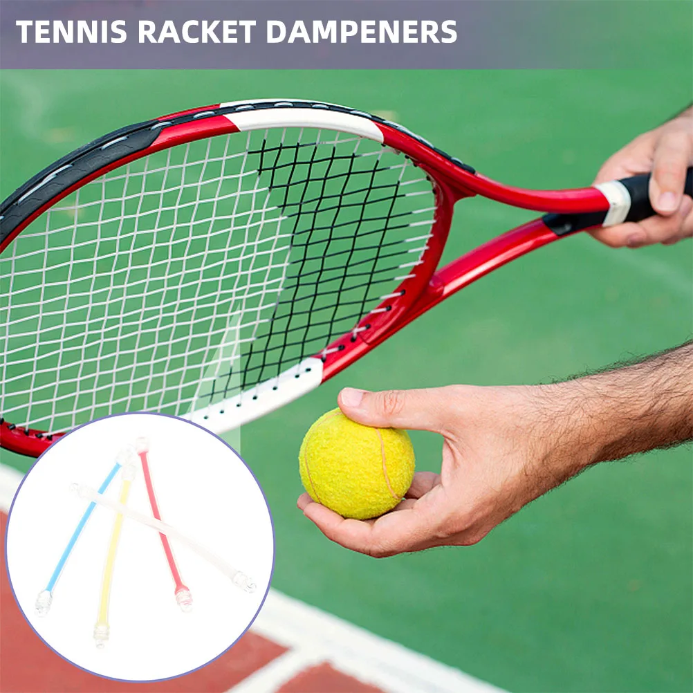 

8 Pcs Badminton Tennis Racket Shock Absorber Man Dampener Silica Gel Shock-absorbing Silicone