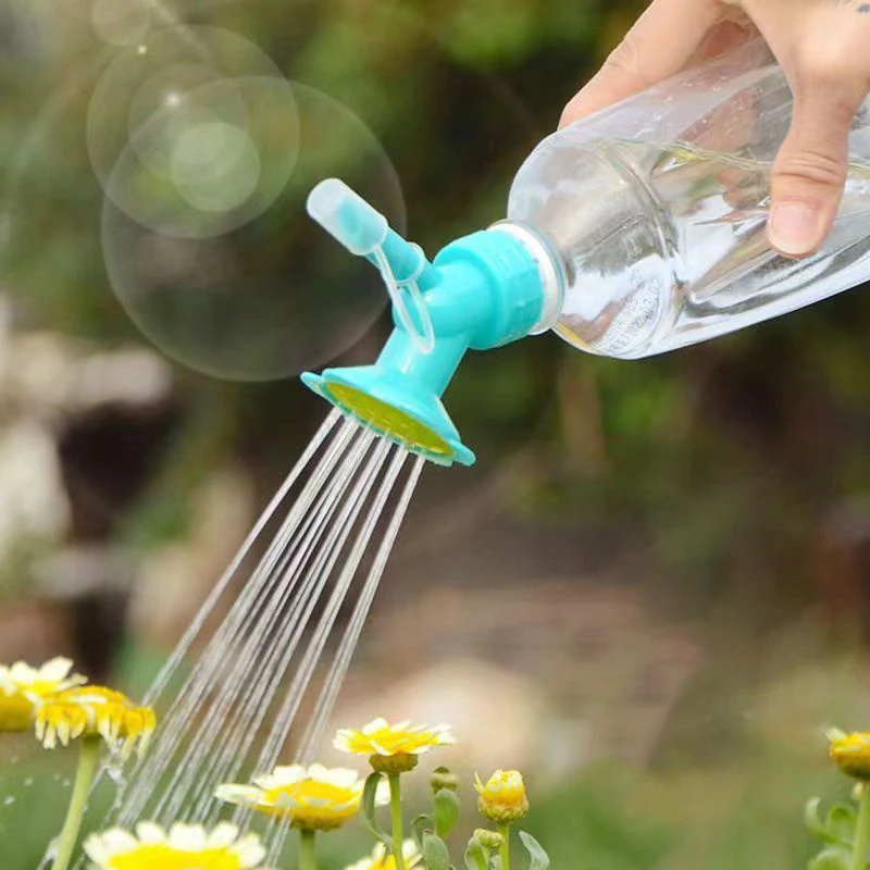 1/5/10Pcs 2-In-1 Sunflower Sprayer Nozzle Plastic Water Bottle Sprinkler Garden Plant Watering Tools Shower Head Sprayer