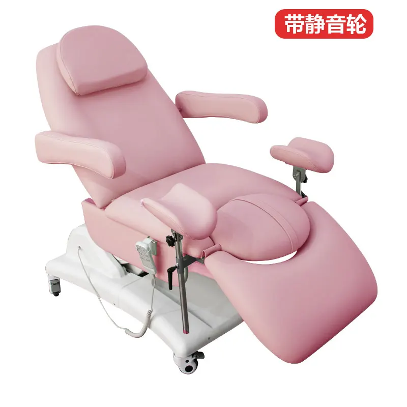 Multifunctional Electric Lifting Medical Exam Bed, Split Leg Physiotherapy & Private Care Beauty Bed