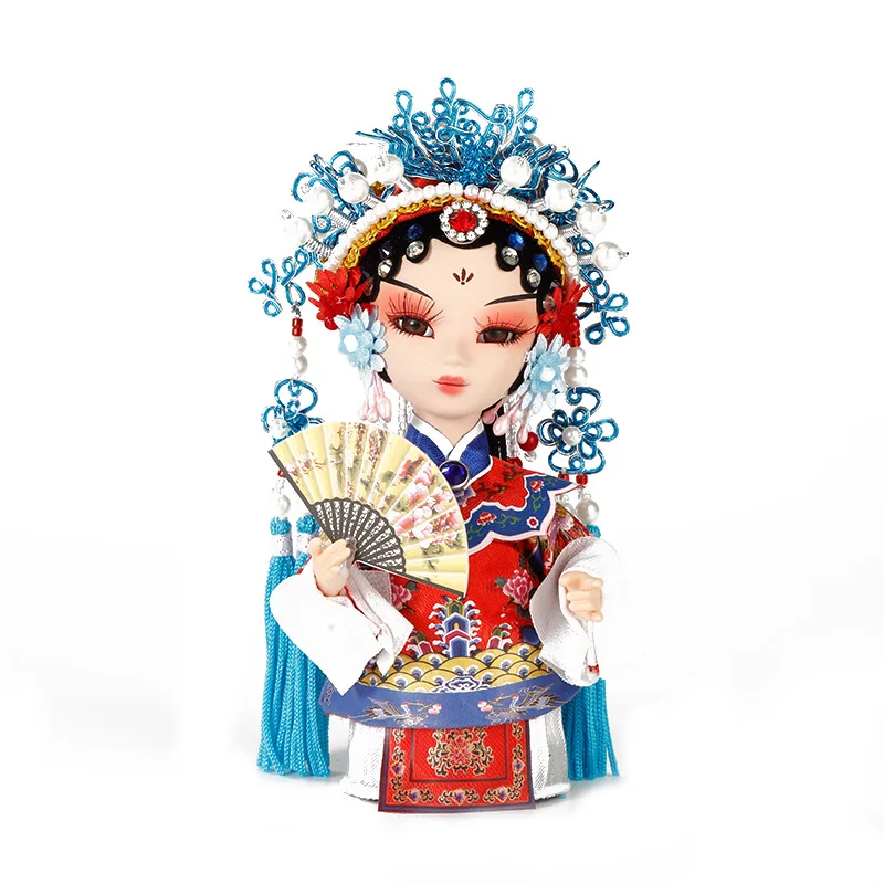 

human doll Chinese style retro home soft decoration living room exquisite handicrafts character car ornament