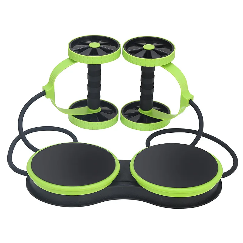 

oywj Home Workout Fitness Muscle Builder Relaxation Equipment Wheel Pull Rope Workout Abs Sports Accessories