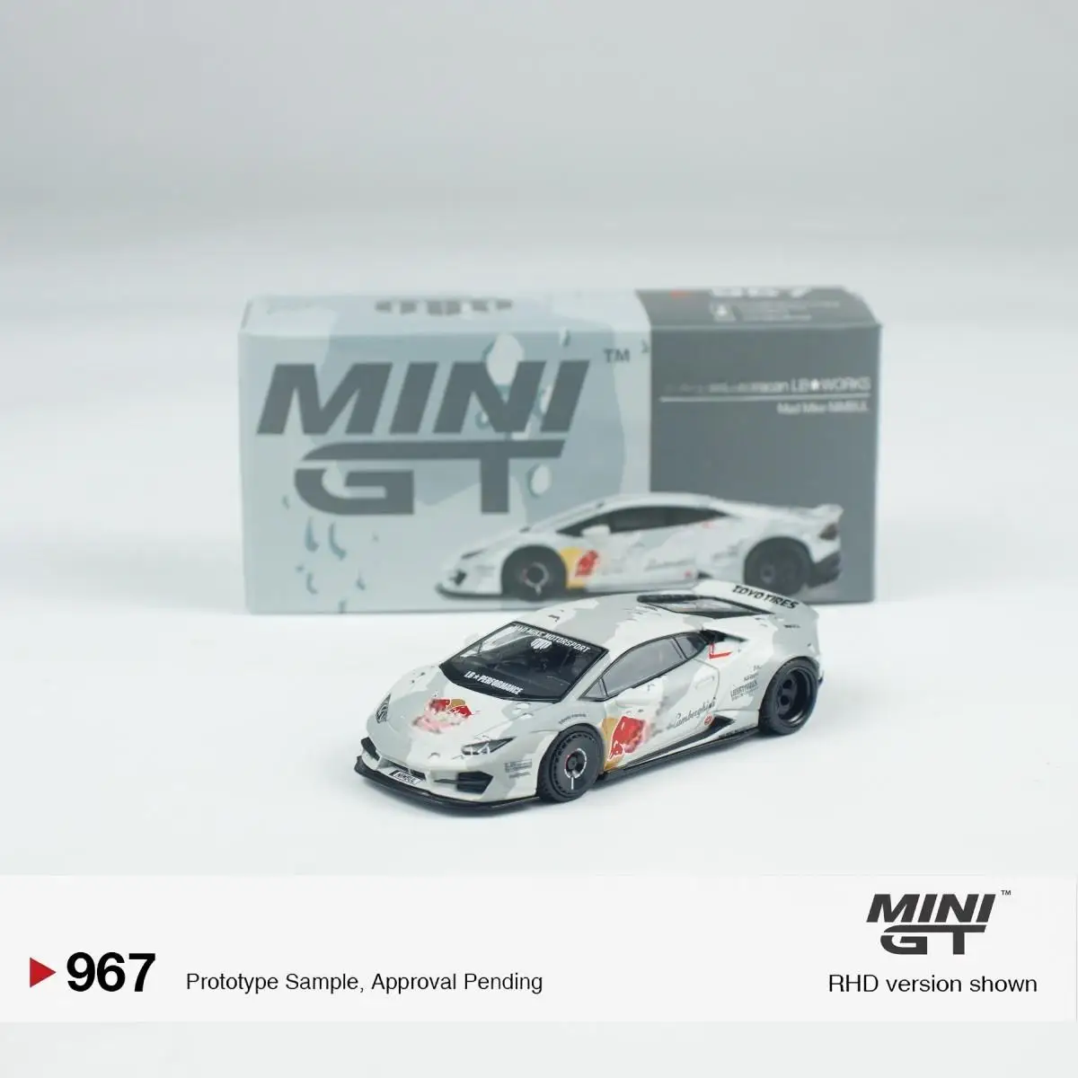 TSM minigt 1/64 minigt # 967-Pfund ★ ARBEITEN ver. 2 Mike Grey White Collection BOX/Blister Packaging Automodelle aus Druckgusslegierung