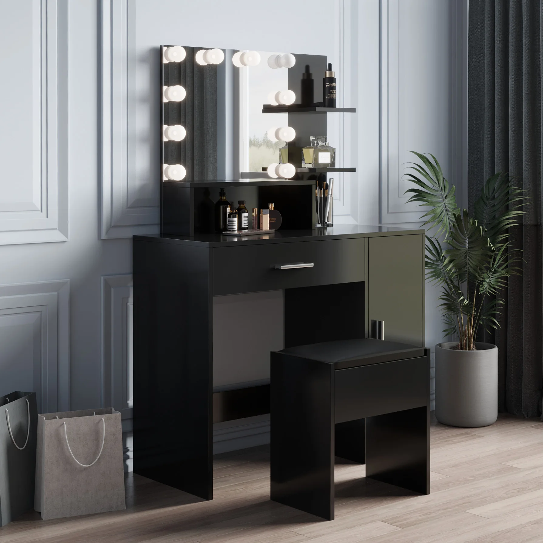 Modern Dressing Table With Mirrors Fashion Modern Simple Dressing Table