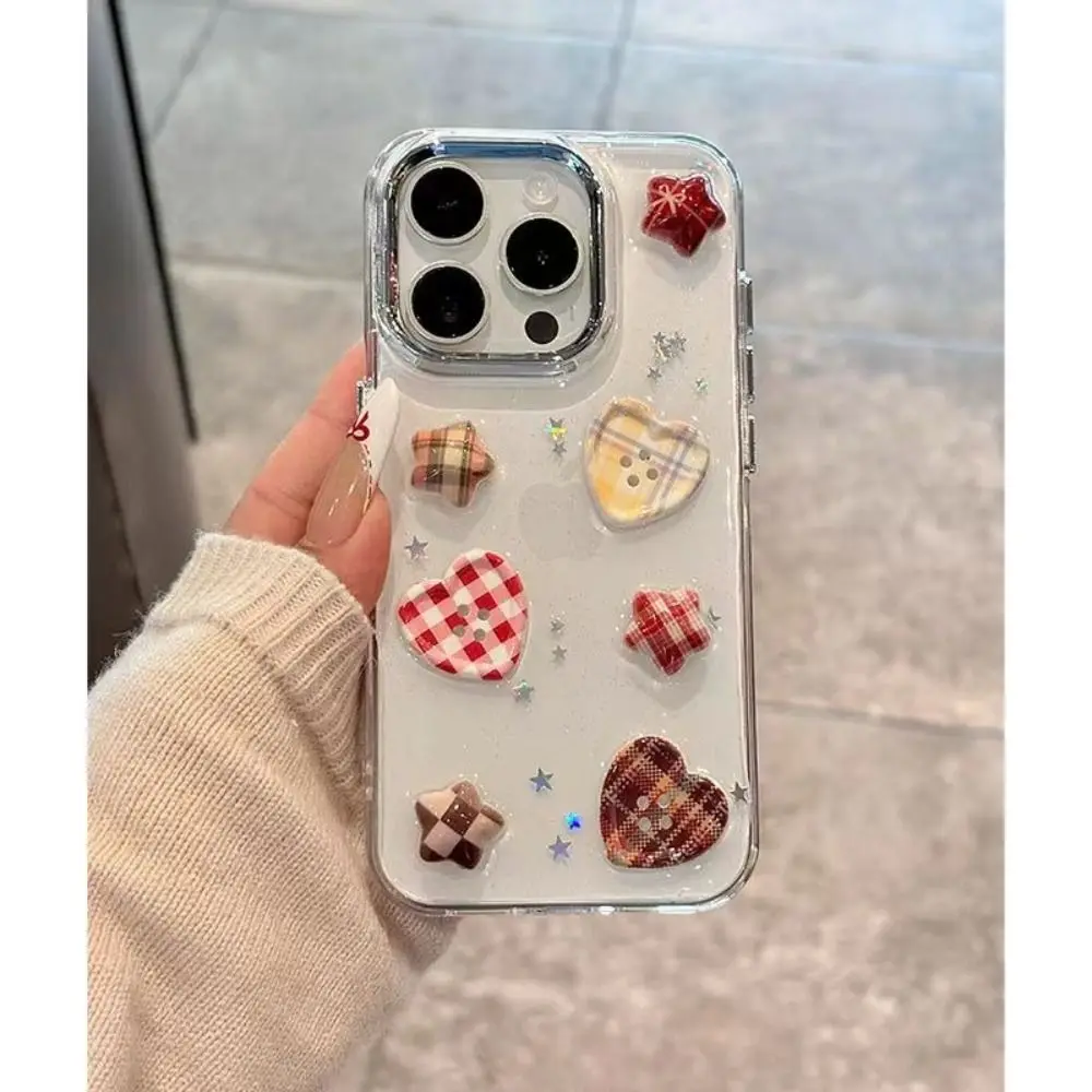 10 шт. новые милые пуговицы в форме любви, винтажные украшения для одежды, аксессуар для куклы из смолы с цветочным принтом