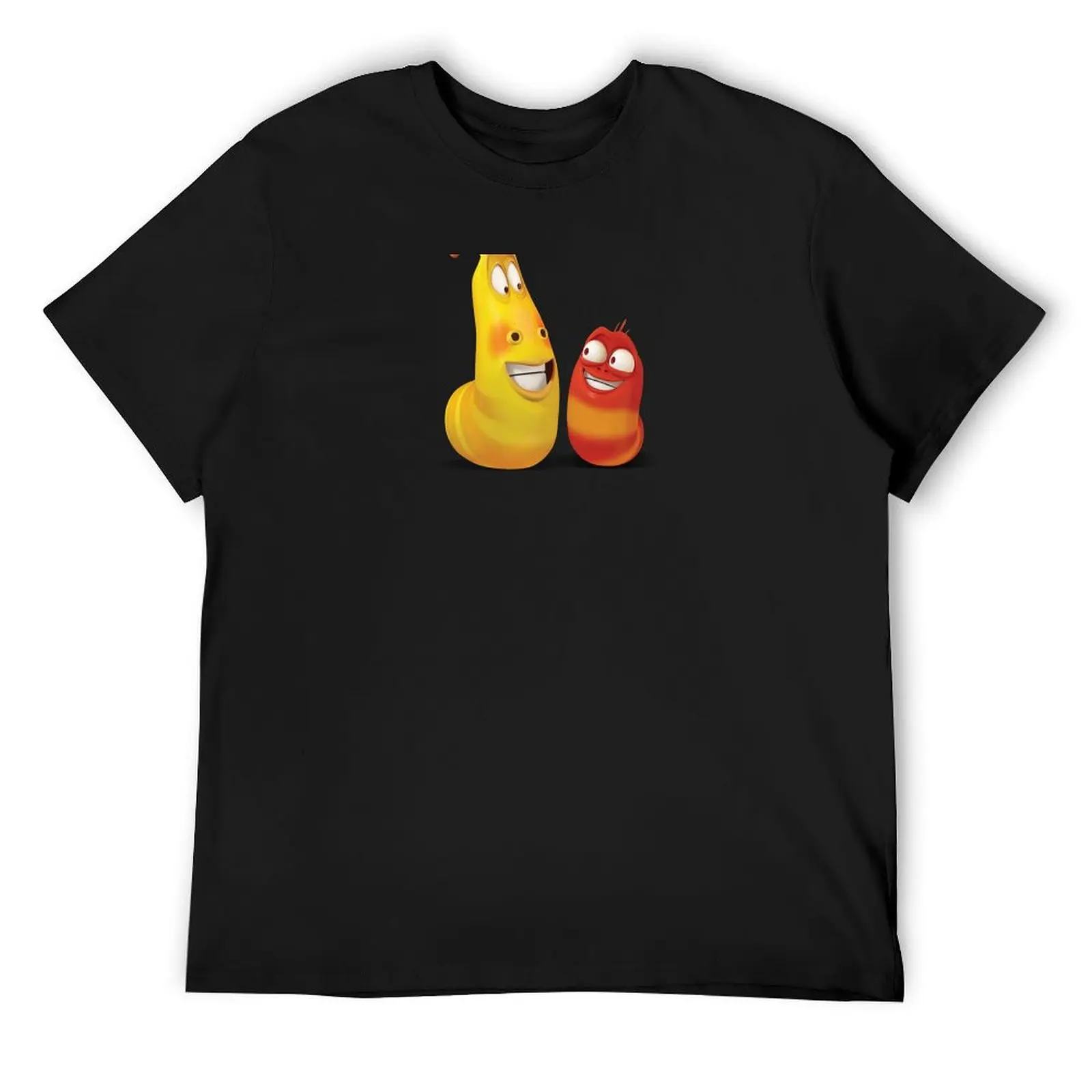 

larva_cartoon T-Shirt funny shirt cotton Luxury man animal prinfor boys sweat men clothes