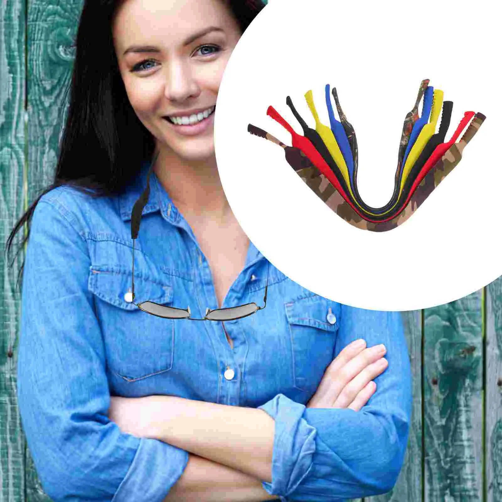 6 Pcs Neoprene Glasses Rope Sunglasses Cord Eyeglass Accessories Eyeglasses Hanging Bend Strap Chain for