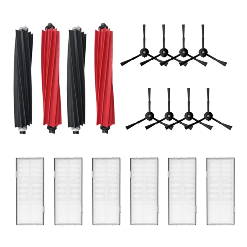 

INLIG-For Roborock S8 Pro Ultra S8 S8+ Accessories Main Brush Hepa Filter Side Brush Robot Vacuum Cleaner Spare Parts
