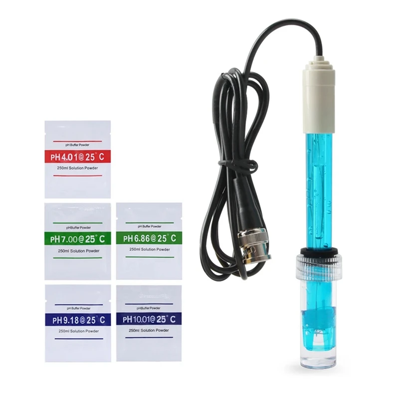 Sonda de repuesto ABKP-PH con interfaz BNC, Cable de 300Cm, controlador de sonda Q9 de 0-14 PH, Sensor de potencial de reducción de oxidación