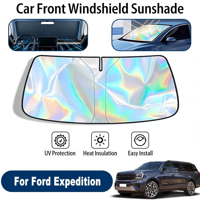 

Windshield Sun Shade For Ford Expedition Foldable UV Reflective Front Window Sun Protection Cover Accessories