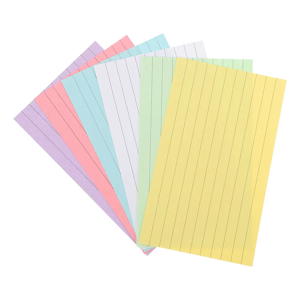 Colorful Index Cards Study Cards For Quick Notes Tear-Resistant Memo Notepads For School Office Home Use