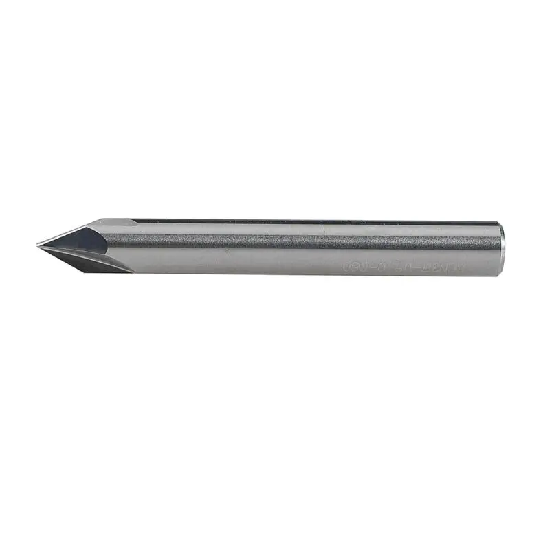 Practical Useful End Mills V slot Bit Cutter Equipment Milling Router 60 degree 6mm shank Accessory Aluminium Copper