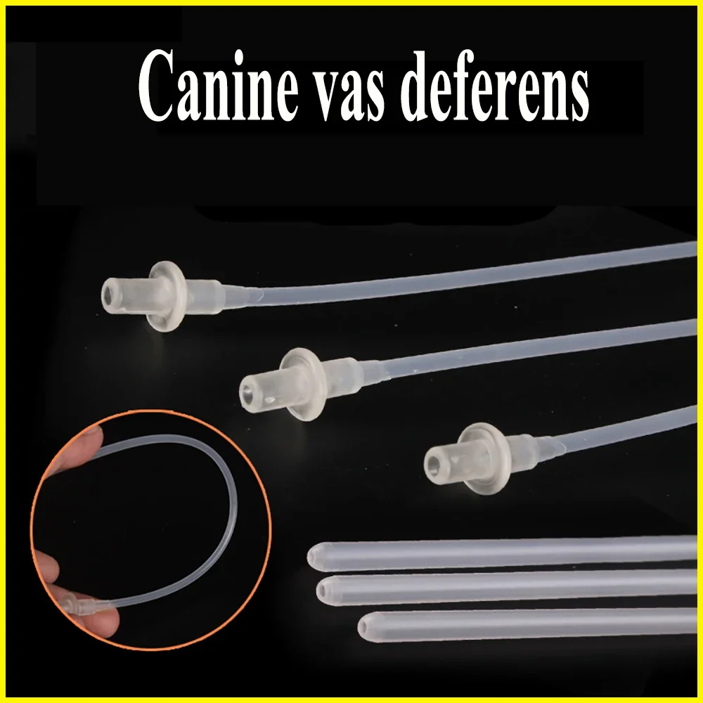 70PCS Disposable Canine Pet Dog Artifical Insemination Fresh Semen Injection Catheter Pipe Tube 27cm Length Device Supplies