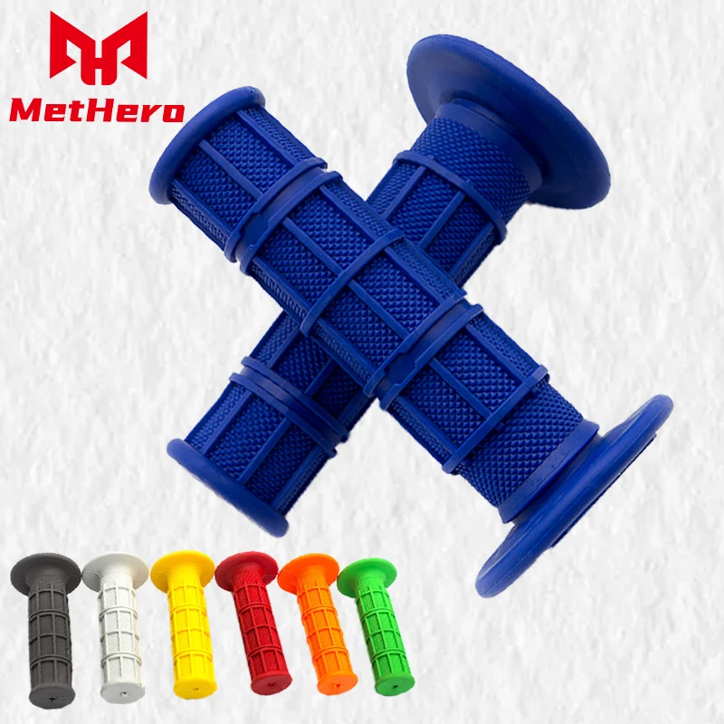 

2 PCS Universal Anti-Slip Rubber Motorcycle Hand Grips 22mm 24mm For Kawasaki Honda Yamaha Apollo Pit Dirt Bike Motocross