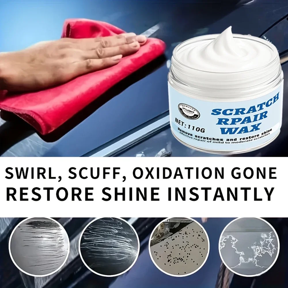 

IFUBO 110G Новый автомобильный воск для ремонта царапин - универсальный полироль для восстановления краски, быстрое улучшение блеска, легкий ремонт своими руками