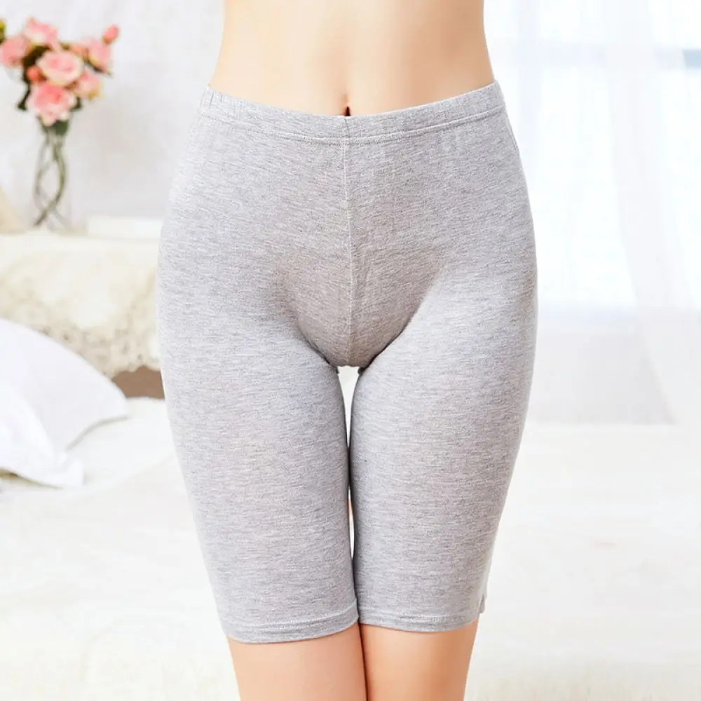 High Waist Modal Safety Pants For Women Breathable Anti Walk Light Underwear Soft Stretchy Summer Leggings Plus Size
