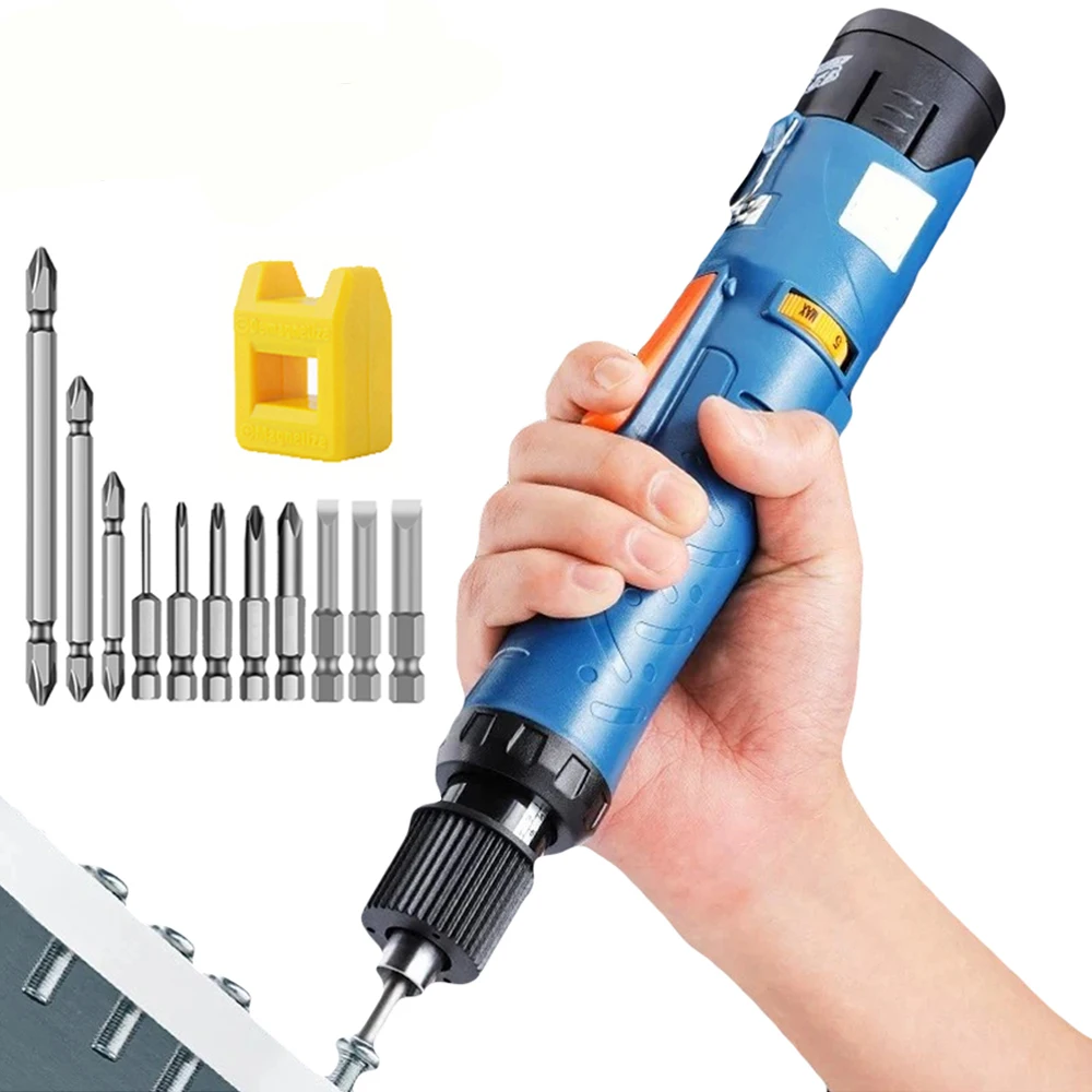 

Uninterrupted Power 1200rpm Cordless Electric Screwdriver Li-ion Battery Screwdriver Adjustable Torque 35kgf For Renovation Team