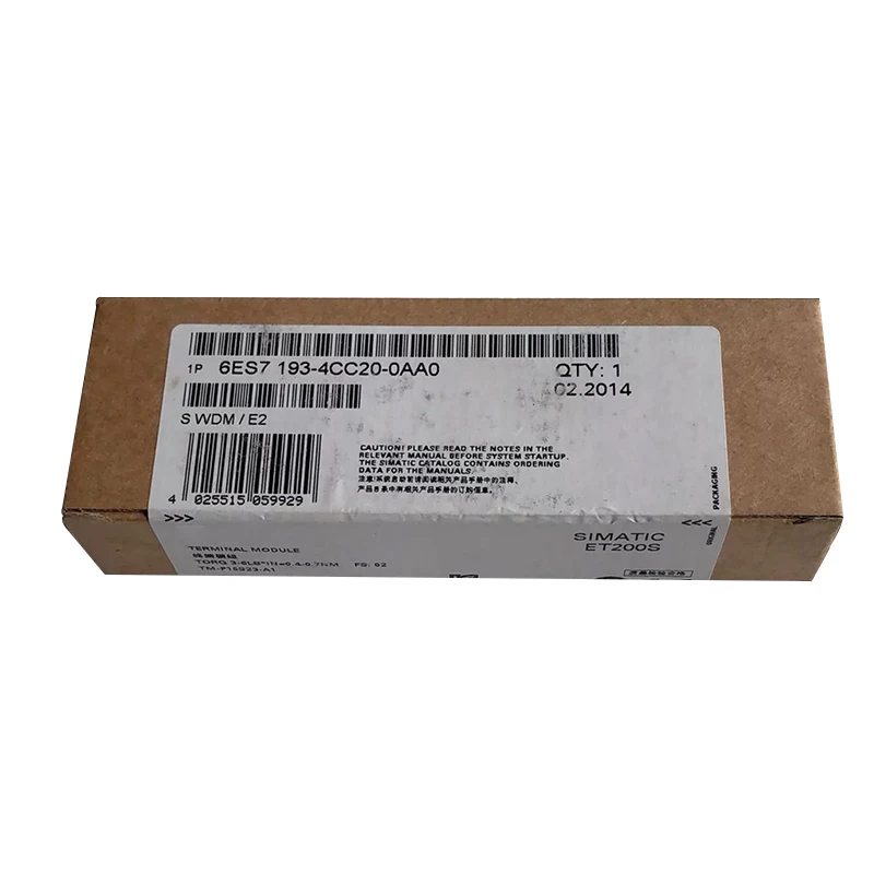 

Продукты Spot Stock 6ES7193-4CC20-0AA0 ET 200S Совершенно новый оригинальный доступный контроллер Plc с технической поддержкой
