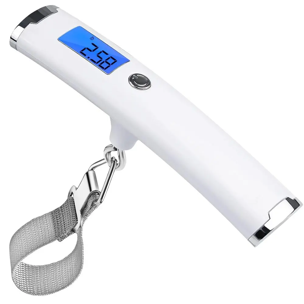 

Portable 110lbs Suitcase Digital Weight Scale with Tare Function and Backlit LCD for Travelers