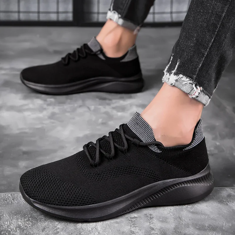 Women Men Sneakers Outdoor Breathable Running Shoes Lace Up Mesh Low Top Casual Shoes for Dancing Walking Plus Size 36-45