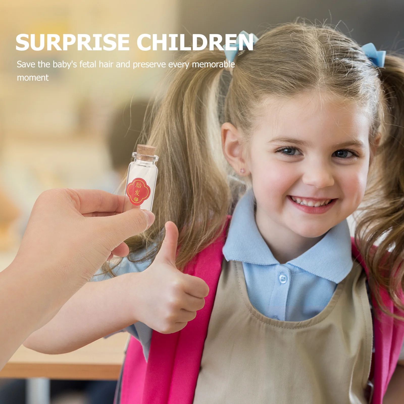 

1Set Kids Tooth Holder Baby Tooth Box Keepsake Organizer for Teeth Birth Information Recording