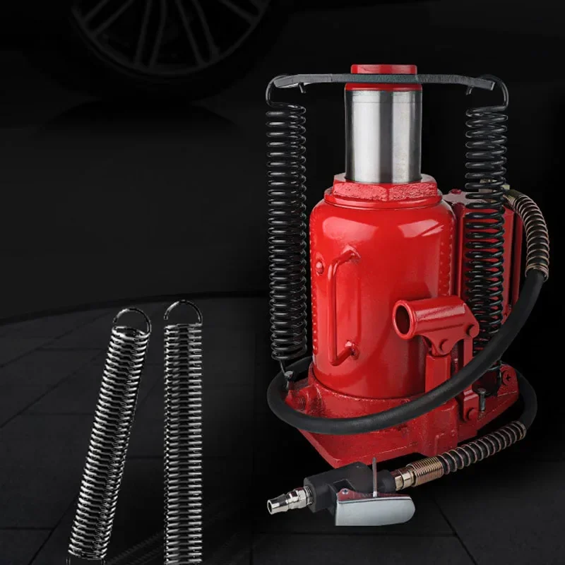 220v New Vertical Jack Pneumatic 20 Tons Hydraulic Horizontal Air Pressure Auto Repair Tire Replacement Tool Manual Dual-use