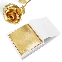 30 Pcs Premium Gold Leaf Sheets: Transforming DIY Nails, Paintings & More with Gorgeous Gold Foil for Resin, Furniture