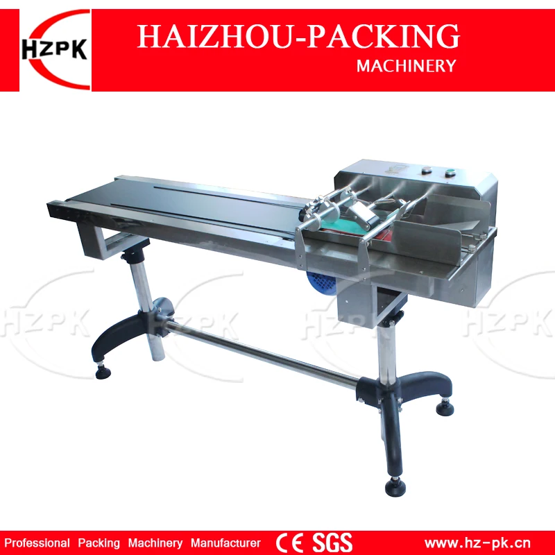 HZPK Paper Bag Paging Machine Feeder Paper Used Work With inkjet Date Printer Label Or Bag Numbers Printing Machine For 65-400mm