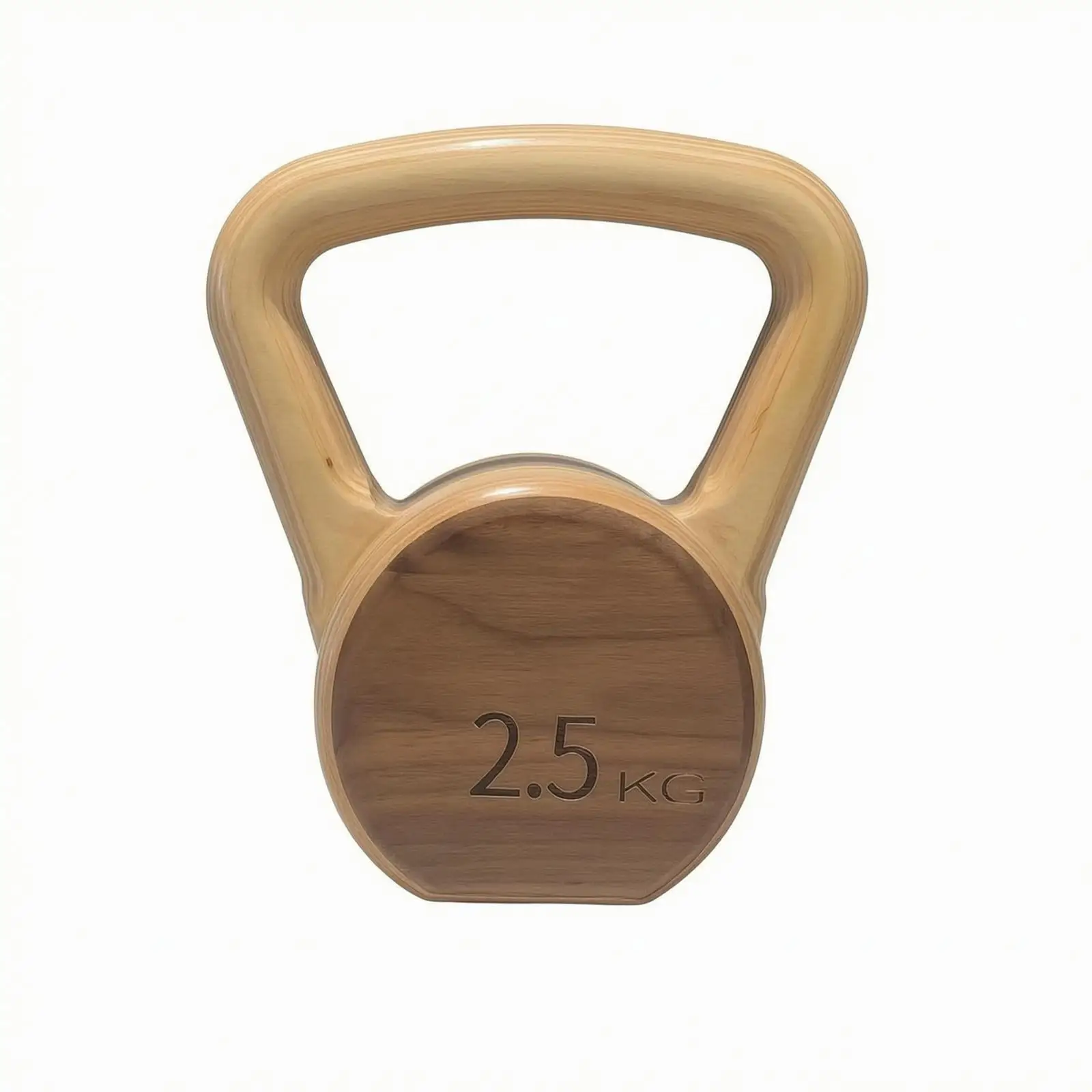Kettlebell for Fitness Enthusiasts Wooden Handle Compact Weight for Versatile Home Workout Sessions