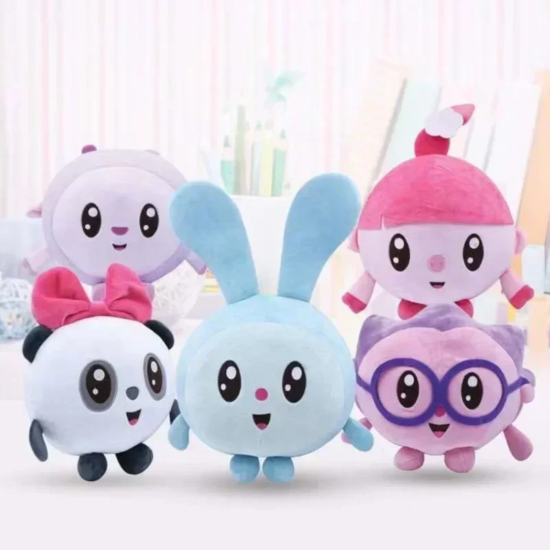 Babyriki Plush Toys Baby Rabbit Smesharik Cartoon Pig Stuffed Dolls Smeshariki  Animals Plushie Figures Pillow Christmas Gifts