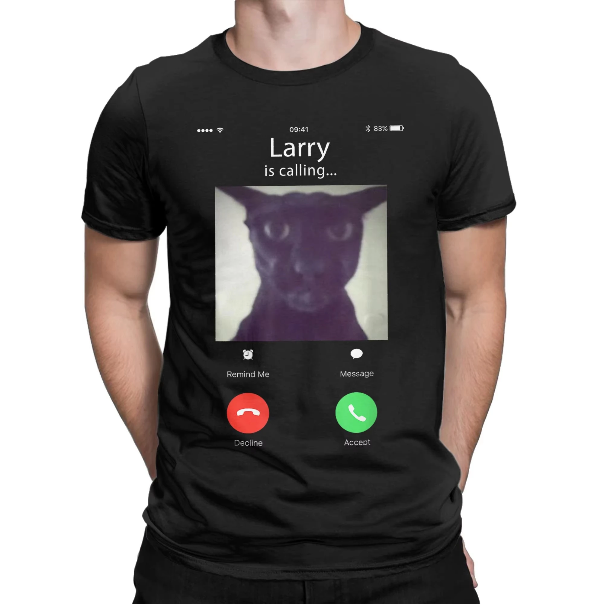 

Evil Larry Cat Funny Cat Meme Lover T-Shirt Unisex Vintage 100% Cotton Tee Shirt Round Collar Short Sleeve T Shirt Graphic