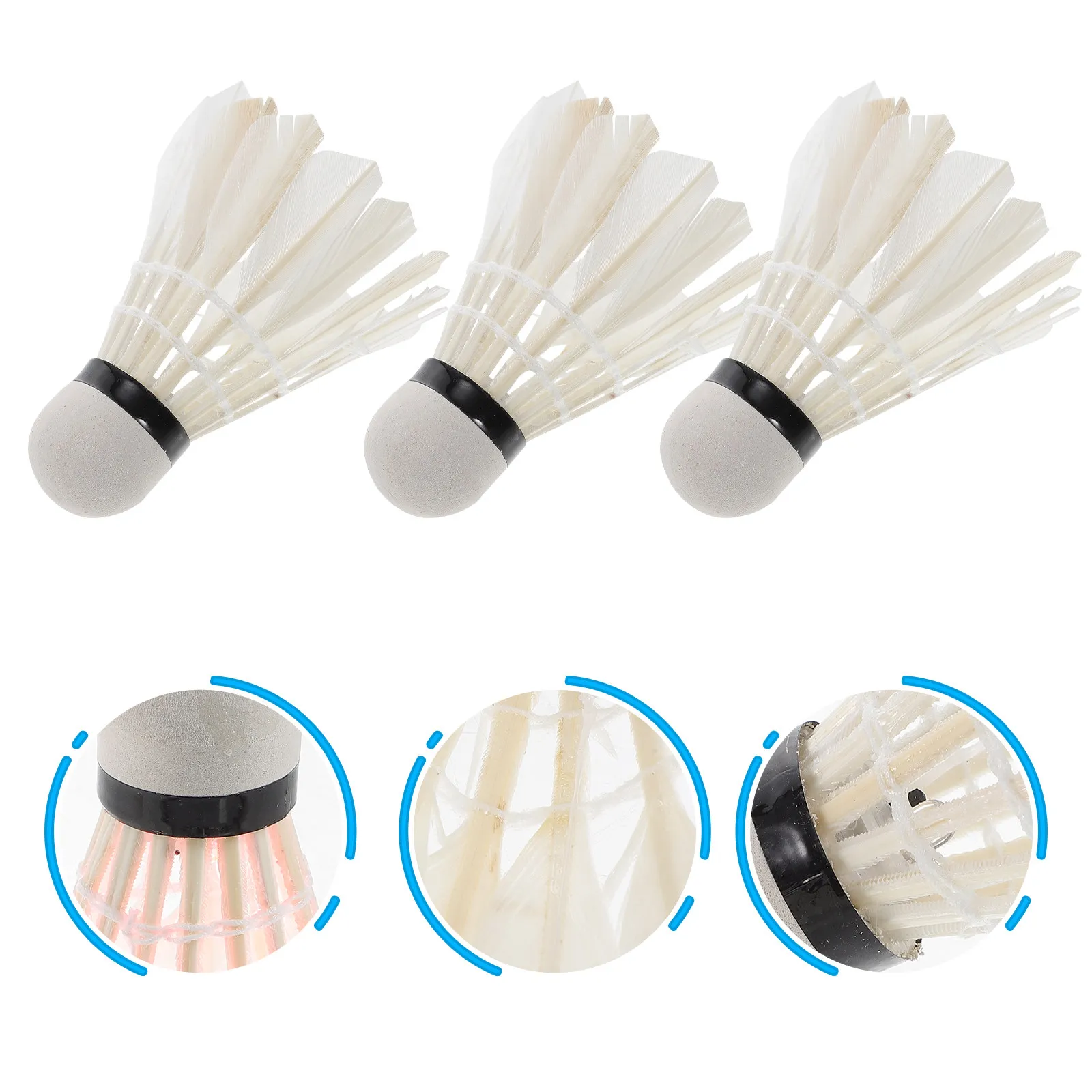 

8Pcs LED Light Glowing Badminton Shuttlecocks Creative Night Outdoor Sports Accessories Bright Colorful Lightweight