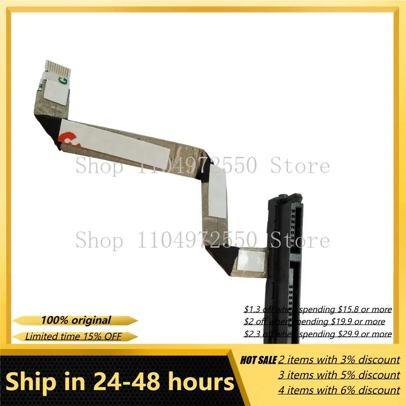 Cable HDD para Lenovo S350 15IML GS552 NBX0001S900, interfaz de disco duro SATA, pieza de repuesto para portátil, compatible con el original