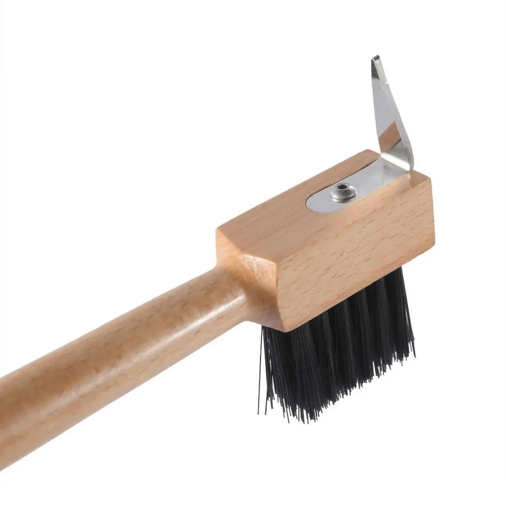 

Wooden Handle Horses Hoof Pick Grooming Brush Farming Tools Hoof Cleaning Brush Trimming Shoeing Foot Horses Grooming Pick
