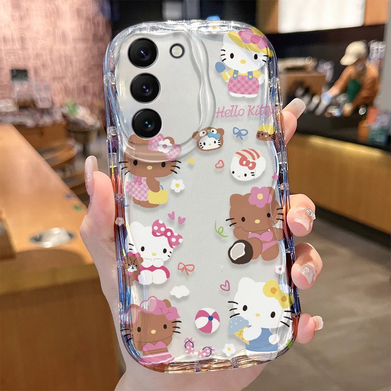 Hello Kitty Case for Samsung Galaxy A33 A32 A31 A30 A20 A24 A23 A22 A21S A20S A14 A13 A12 5G A10S A04E A04 4G A03 Core Cover