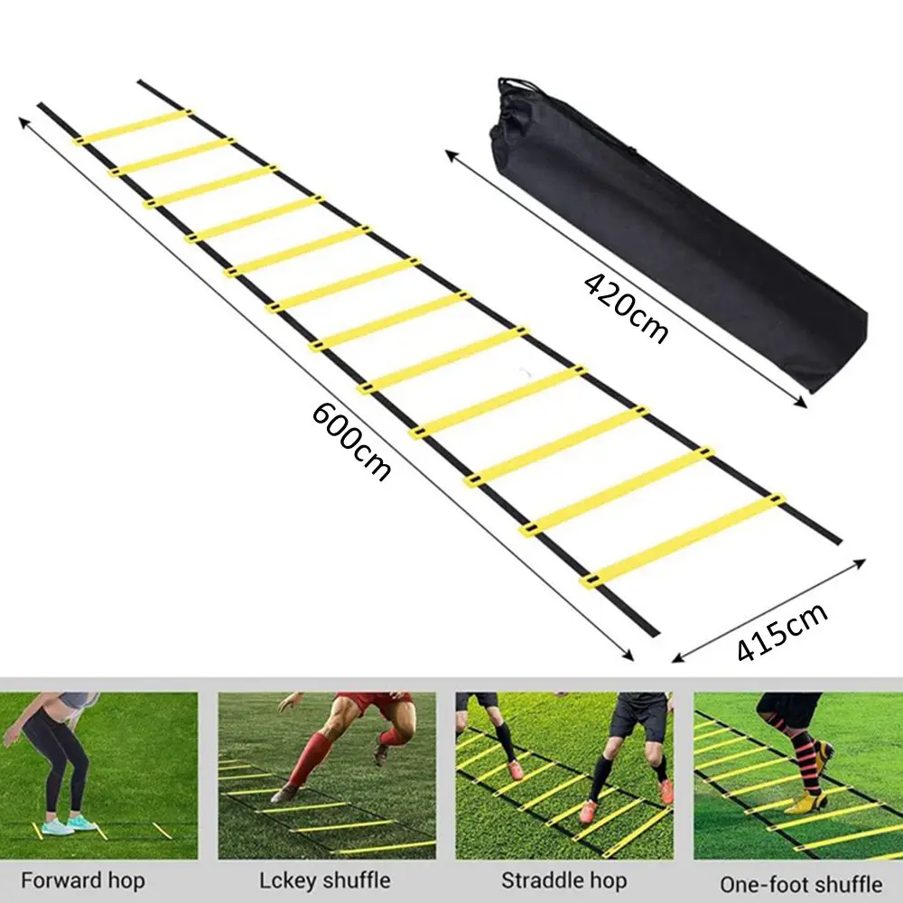 Agility Ladder Speed Ladder Training Ladder for Soccer Adjustable Football Fitness Feet Training Agility Training Equipment