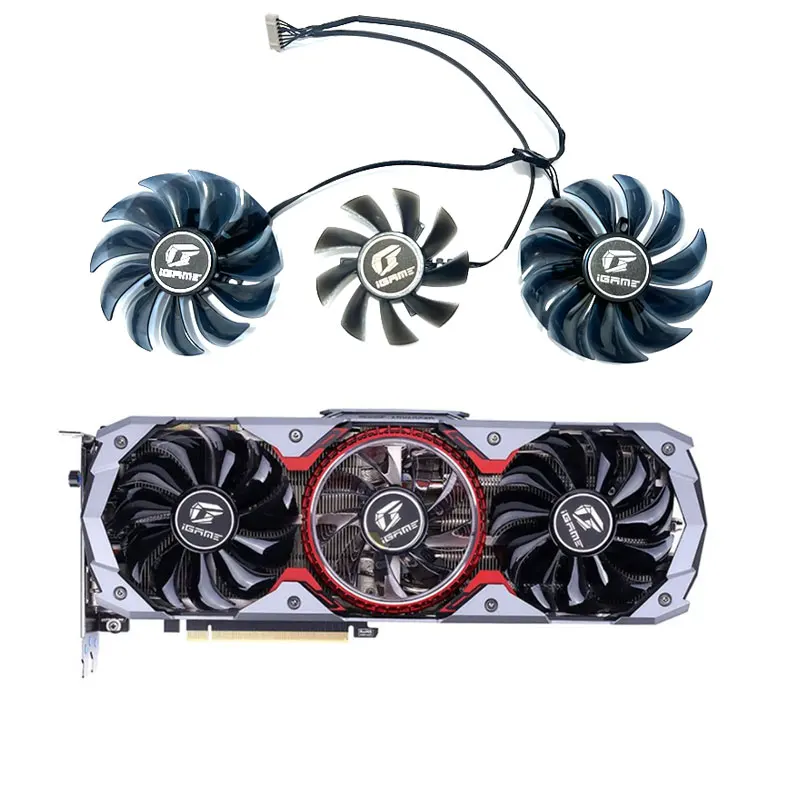 Ventilateur de remplacement de carte graphique avancé, tout neuf pour Colorful GeForce RTX 2070S 2080S iGame T129215SU